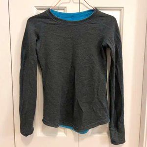 Lululemon Ivivva Reversible Thick Long Sleeve Shirt